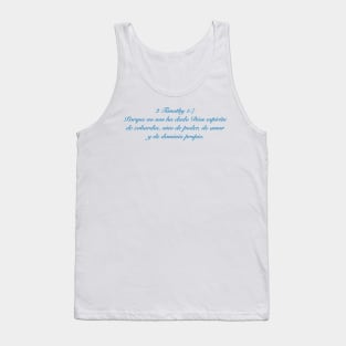 Peace and love over fear Tank Top